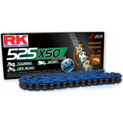 Łańcuch napędowy RK 525XSO/110 RX-Ring niebieski otwarty z zakuwką