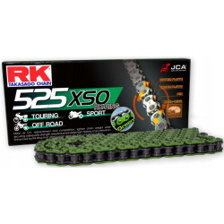 Łańcuch napędowy RK 525XSO/110 RX-Ring zielony otwarty z zakuwką