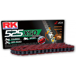 Łańcuch napędowy RK 525XSO/110 RX-Ring czerwony otwarty z zakuwką