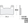 Klocki hamulcowe TRW MCB752SRT