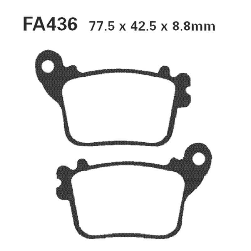 Klocki hamulcowe EBC FA436HH