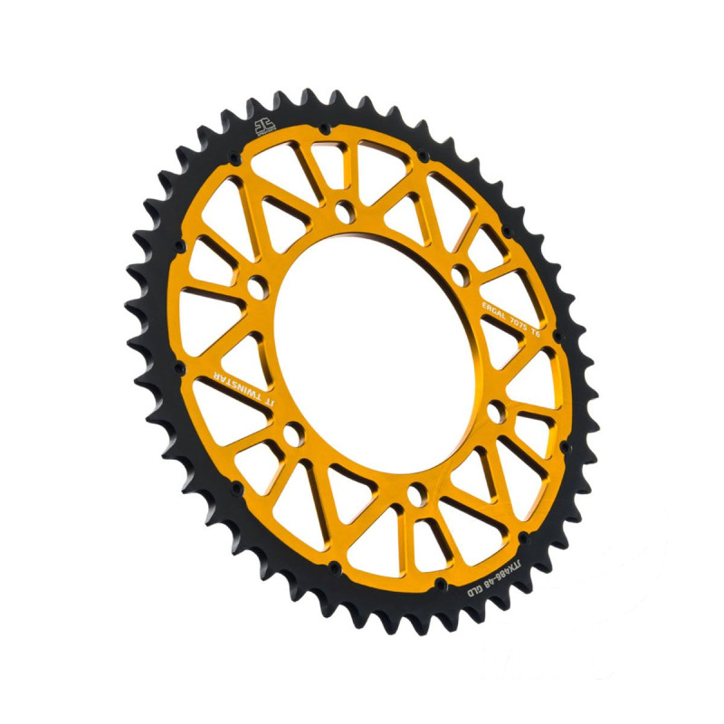 Zębatka tylna JT X486-48GLD, Twinstar 48Z, rozmiar 520 złota