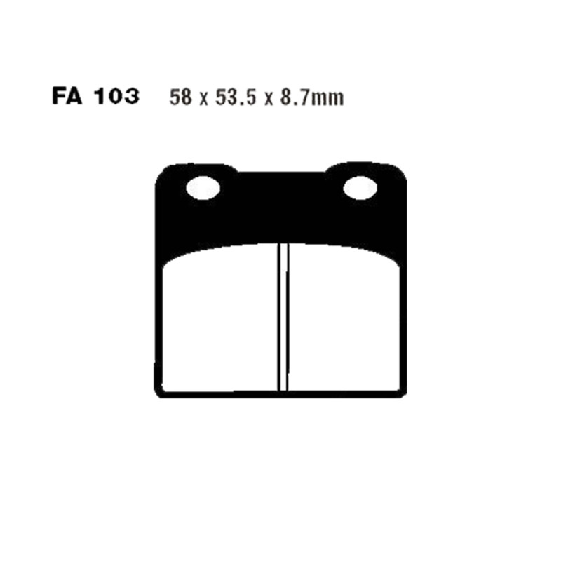 Klocki hamulcowe EBC FA103V