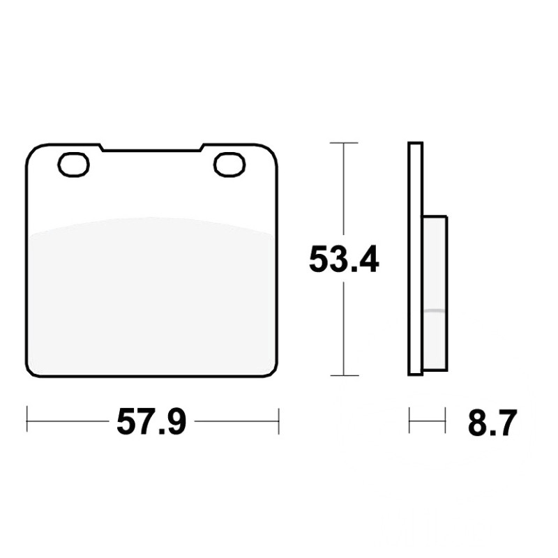 Klocki hamulcowe TRW MCB542