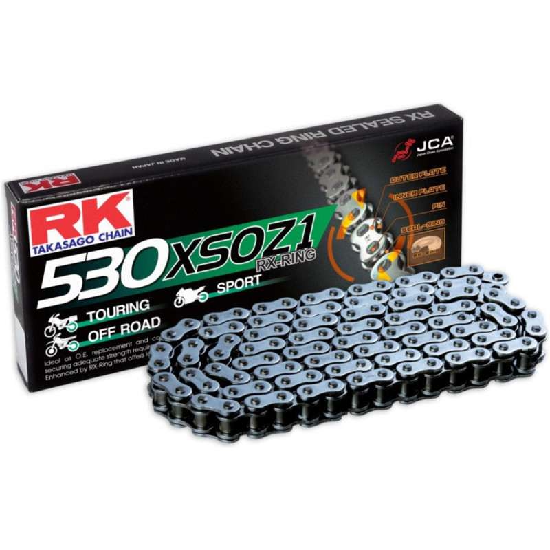 Łańcuch napędowy RK 530XSOZ1/110 RX-Ring otwarty z zakuwką