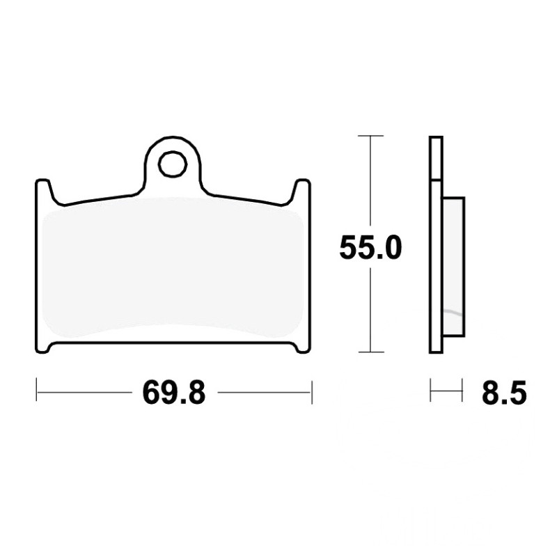 Klocki hamulcowe TRW MCB595CRQ