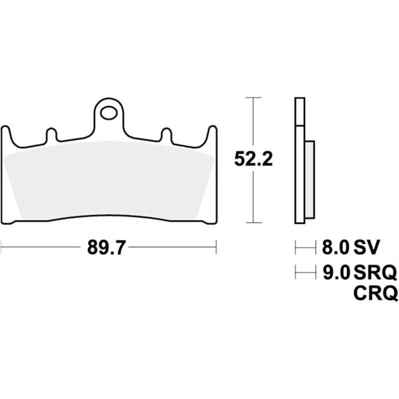 Klocki hamulcowe TRW MCB659CRQ