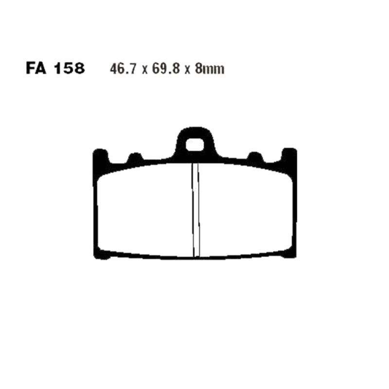 Klocki hamulcowe EBC FA158HH