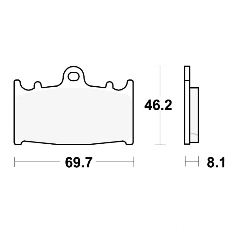 Klocki hamulcowe TRW MCB602