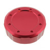 Pokrywka zbiorniczka płynu hamulcowego JMP 61mm [czerwony] Aluminiowa