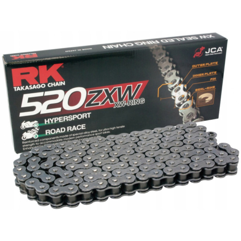 Łańcuch napędowy RK 520ZXW/108 XW-Ring otwarty z zakuwką