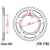 Zębatka tylna stalowa JT R1792-41, 41Z, rozmiar 525